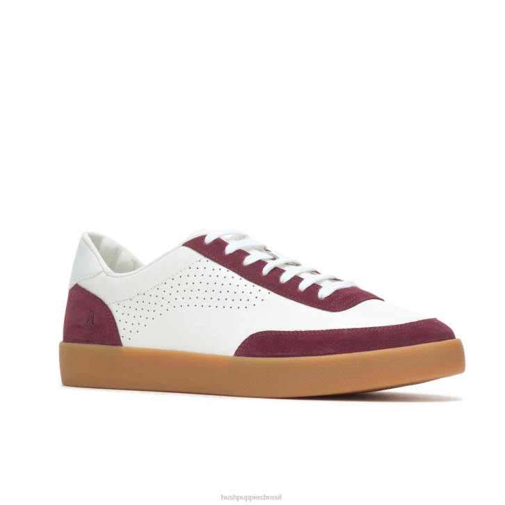 camurça marrom branca tênis Charlie Court homens Hush Puppies tênis ZZ6R326 - Image 3