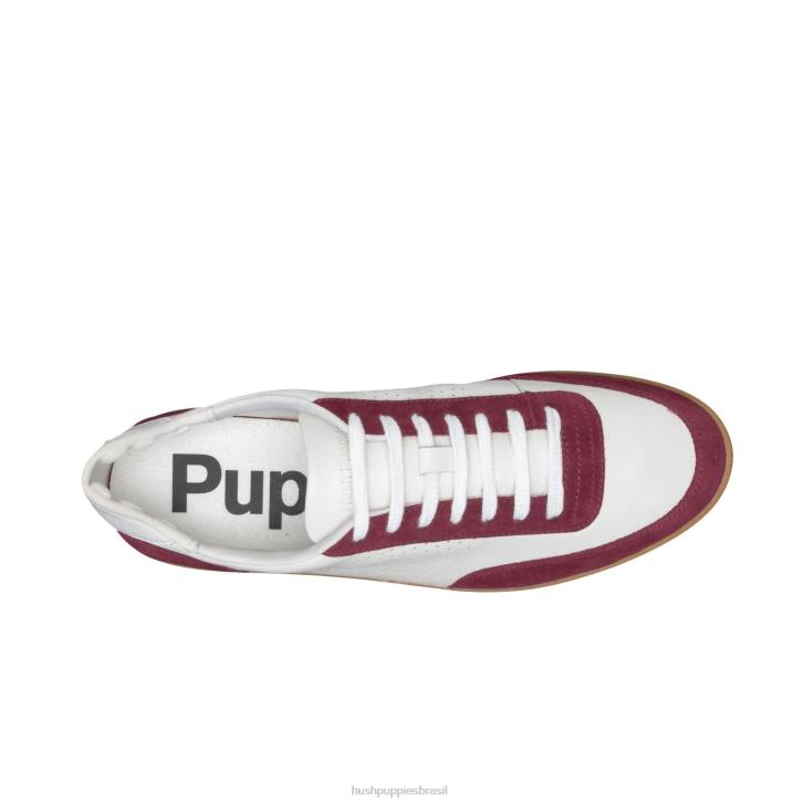 camurça marrom branca tênis Charlie Court homens Hush Puppies tênis ZZ6R326 - Image 6