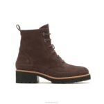 camurça marrom escuro bota de renda amelia mulheres Hush Puppies bota ZZ6R174 - Image 2