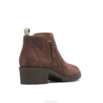 camurça marrom escuro bota hadley com zíper lateral mulheres Hush Puppies bota ZZ6R185 - Image 5