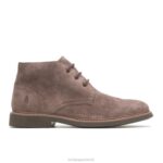 camurça marrom escuro chukka detroit homens Hush Puppies bota ZZ6R271