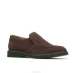 camurça marrom escuro conde vadio homens Hush Puppies mocassim ZZ6R307 - Image 3