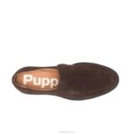 camurça marrom escuro conde vadio homens Hush Puppies mocassim ZZ6R307 - Image 6