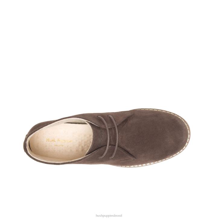 camurça marrom escuro Mazin Cayto Chukka mulheres Hush Puppies bota ZZ6R172 - Image 6