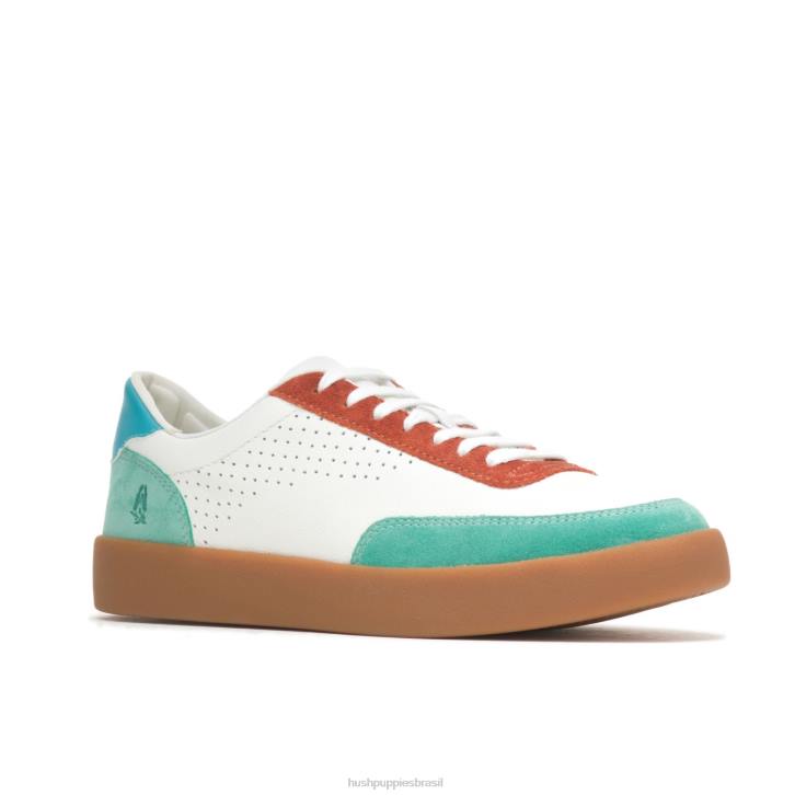 camurça multi retrô tênis Charlie Court mulheres Hush Puppies tênis ZZ6R114 - Image 4