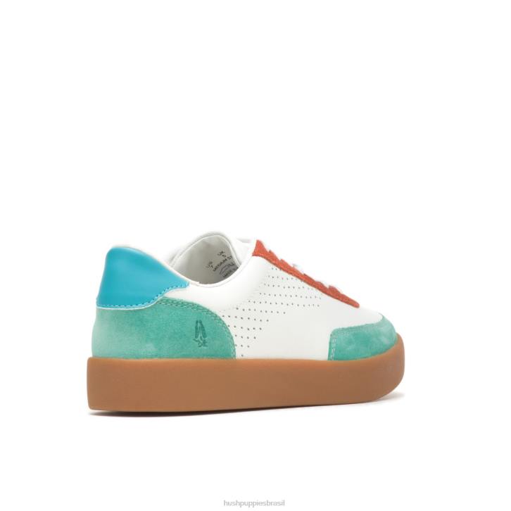 camurça multi retrô tênis Charlie Court mulheres Hush Puppies tênis ZZ6R114 - Image 5