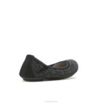 camurça preta cravejada balé casto plano 2 mulheres Hush Puppies balé plano ZZ6R76 - Image 4