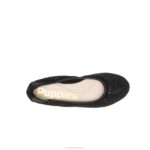 camurça preta cravejada balé casto plano 2 mulheres Hush Puppies balé plano ZZ6R76 - Image 6