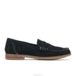 Camurça preta mocassim carriça mulheres Hush Puppies mocassim ZZ6R41 - Image 2