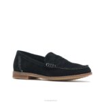 Camurça preta mocassim carriça mulheres Hush Puppies mocassim ZZ6R41 - Image 4
