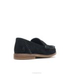 Camurça preta mocassim carriça mulheres Hush Puppies mocassim ZZ6R41 - Image 5
