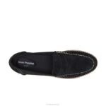 Camurça preta mocassim carriça mulheres Hush Puppies mocassim ZZ6R41 - Image 7