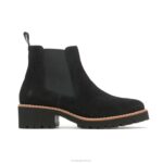 camurça preta ousada bota amelia chelsea mulheres Hush Puppies bota ZZ6R159 - Image 2