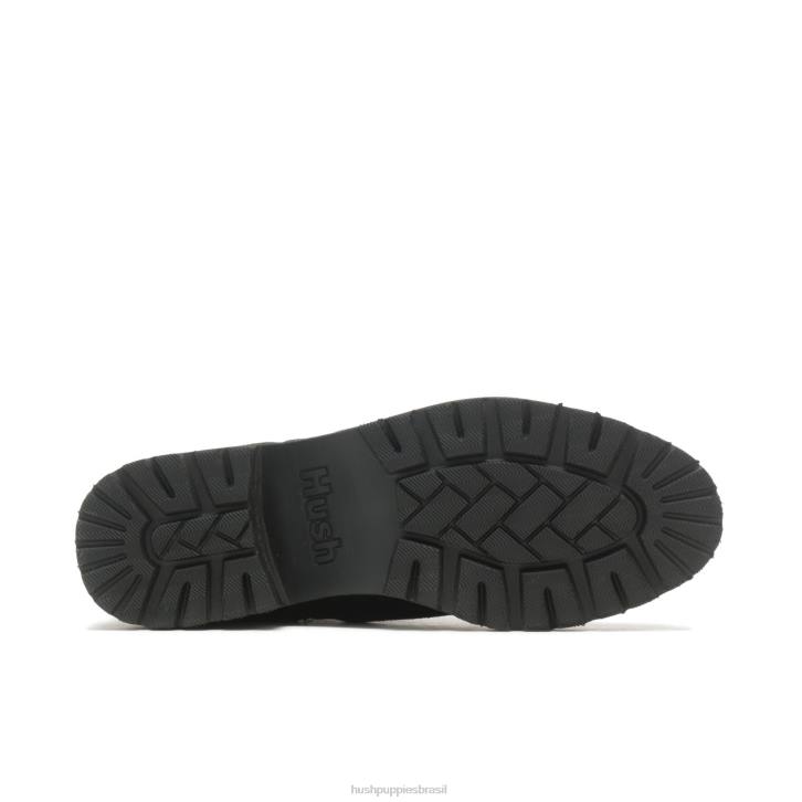 camurça preta ousada bota amelia chelsea mulheres Hush Puppies bota ZZ6R159 - Image 5