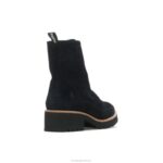camurça preta ousada bota de renda amelia mulheres Hush Puppies bota ZZ6R175 - Image 5