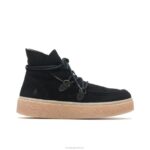 camurça preta ousada bota de renda chukka bridget mulheres Hush Puppies bota ZZ6R178 - Image 2