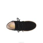 camurça preta ousada bota de renda chukka bridget mulheres Hush Puppies bota ZZ6R178 - Image 7