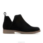 camurça preta ousada botinha mazin cayto mulheres Hush Puppies bota ZZ6R154