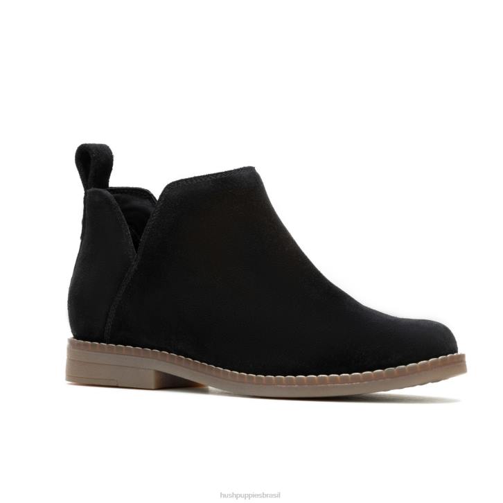 camurça preta ousada botinha mazin cayto mulheres Hush Puppies bota ZZ6R154 - Image 3