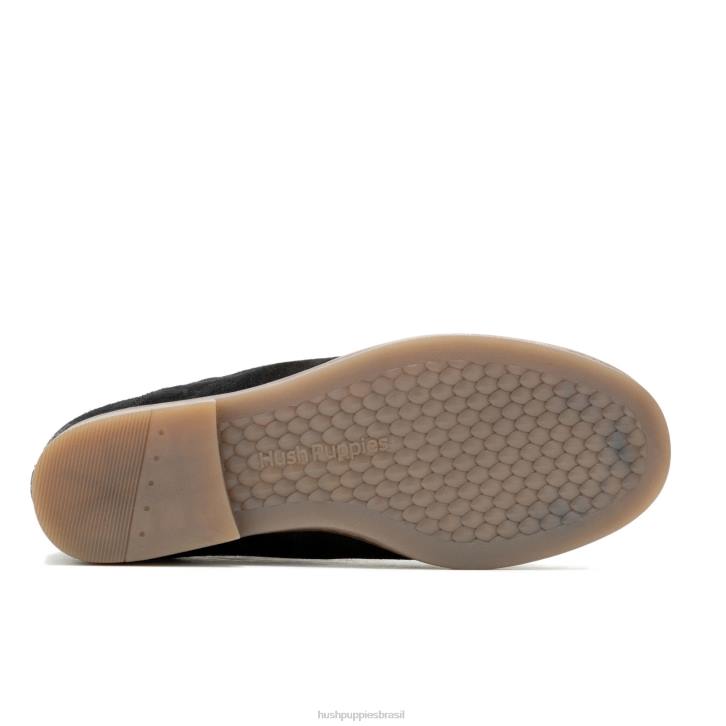 camurça preta ousada botinha mazin cayto mulheres Hush Puppies bota ZZ6R154 - Image 5