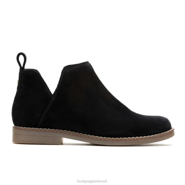 camurça preta ousada botinha mazin cayto mulheres Hush Puppies bota ZZ6R154 - Image 1
