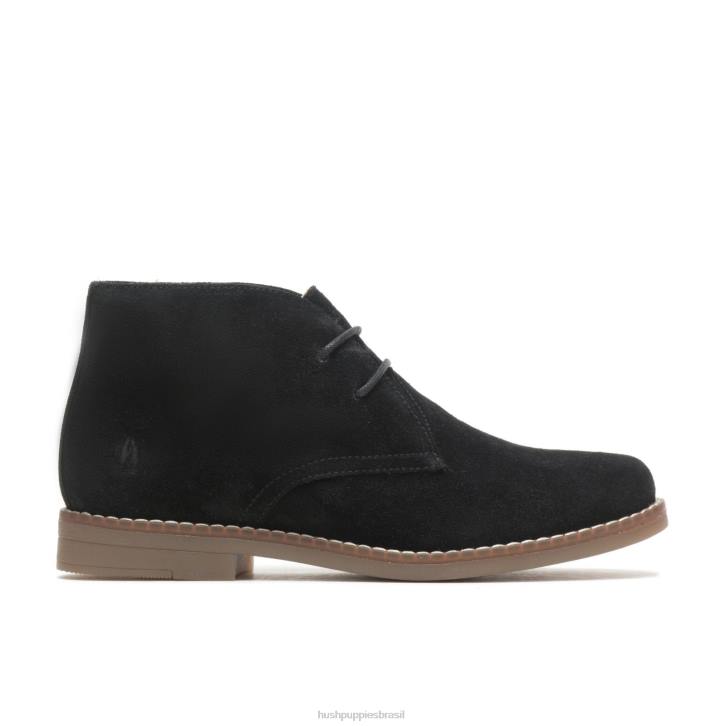camurça preta ousada Mazin Cayto Chukka mulheres Hush Puppies bota ZZ6R151 - Image 2