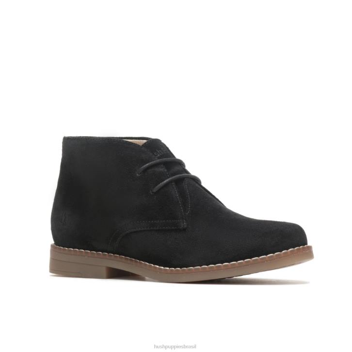 camurça preta ousada Mazin Cayto Chukka mulheres Hush Puppies bota ZZ6R151 - Image 3