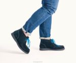 Camurça preta ponte 4 homens Hush Puppies bota ZZ6R279 - Image 3