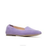 camurça roxa taffy ponta avelã plana mulheres Hush Puppies sapatos rasos ZZ6R51 - Image 4