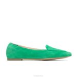 camurça verde jade ponta avelã plana mulheres Hush Puppies sapatos rasos ZZ6R71 - Image 2