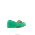 camurça verde jade ponta avelã plana mulheres Hush Puppies sapatos rasos ZZ6R71 - Image 5