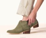 camurça verde-oliva bota siena mulheres Hush Puppies bota ZZ6R153 - Image 3