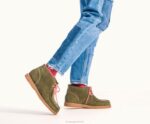 camurça verde-oliva ponte 5 homens Hush Puppies bota ZZ6R280 - Image 3