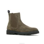 camurça verde-oliva profunda bota jude chelsea homens Hush Puppies bota ZZ6R267 - Image 4