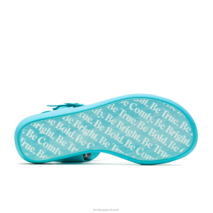 caribenho brite jells sandália de tiras mulheres Hush Puppies sandália ZZ6R18 - Image 5