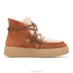 conhaque aconchegante bota de renda chukka bridget mulheres Hush Puppies bota ZZ6R179