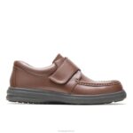 couro bege gil homens Hush Puppies sapatos de caminhada ZZ6R357 - Image 2