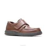 couro bege gil homens Hush Puppies sapatos de caminhada ZZ6R357 - Image 3
