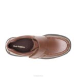 couro bege gil homens Hush Puppies sapatos de caminhada ZZ6R357 - Image 6