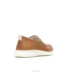 couro bege mocassim avançado mulheres Hush Puppies mocassim ZZ6R46 - Image 5