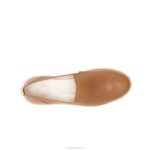 couro bege mocassim avançado mulheres Hush Puppies mocassim ZZ6R46 - Image 7