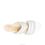 couro branco pérola sandália leila mulheres Hush Puppies salto ZZ6R30 - Image 6
