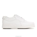 couro branco power walker mulheres Hush Puppies sapatos de caminhada ZZ6R231