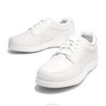 couro branco power walker mulheres Hush Puppies sapatos de caminhada ZZ6R231 - Image 4