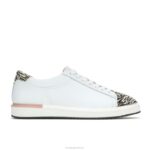 couro branco/zebra sapatilha sabine mulheres Hush Puppies tênis ZZ6R140 - Image 2