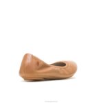 couro bronzeado do deserto balé casto plano 2 mulheres Hush Puppies balé plano ZZ6R75 - Image 5
