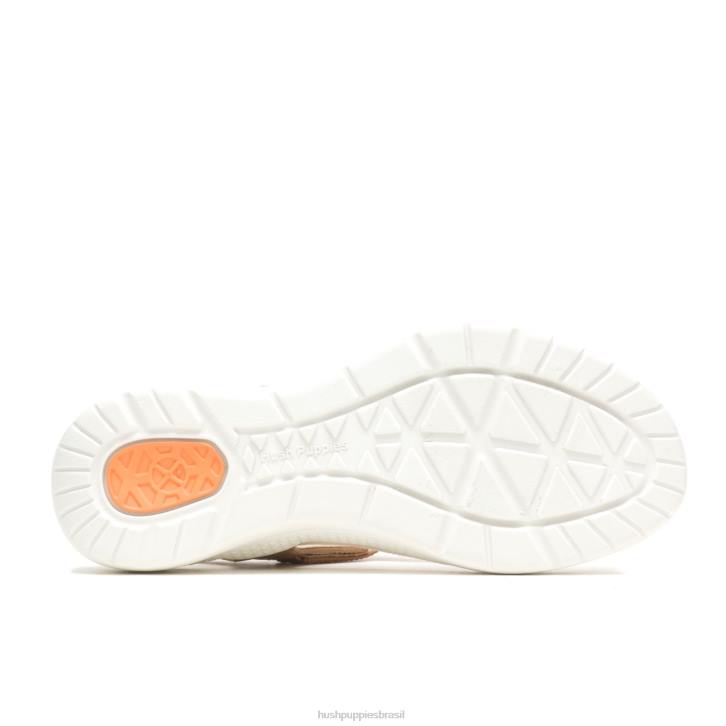 couro bronzeado do deserto sandália biqueira respirada mulheres Hush Puppies sandália ZZ6R37 - Image 5