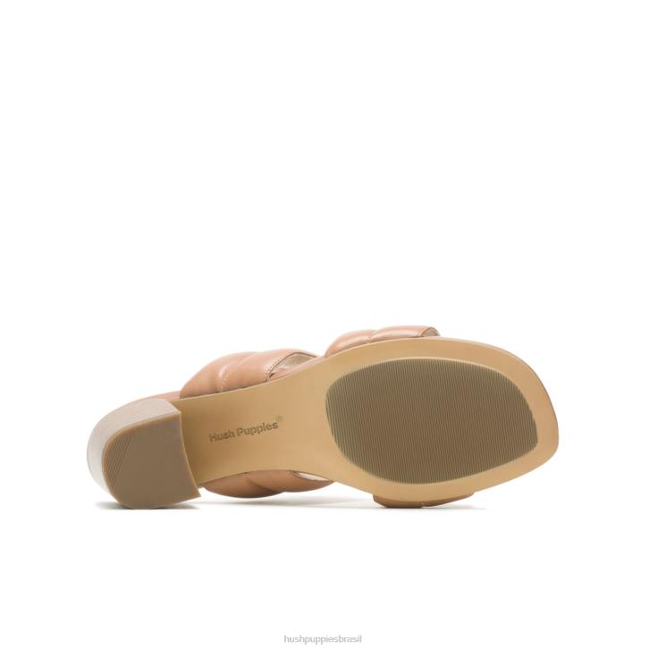 couro bronzeado do deserto sandália leila mulheres Hush Puppies salto ZZ6R29 - Image 6