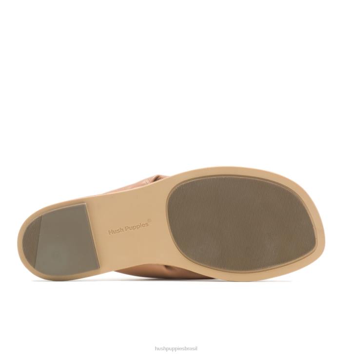 couro bronzeado do deserto sandália toepost emily mulheres Hush Puppies sandália ZZ6R4 - Image 6