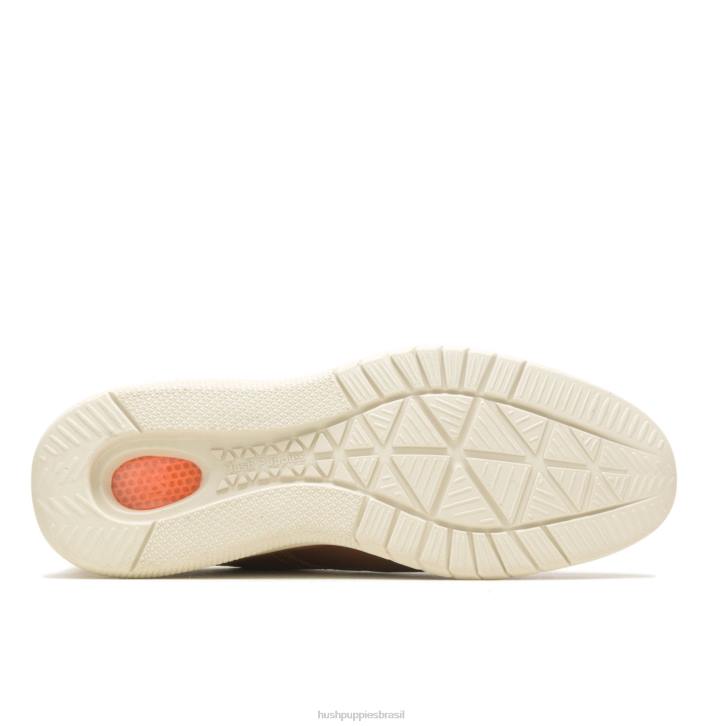 couro conhaque avanço com cordões oxford homens Hush Puppies Oxford ZZ6R288 - Image 6